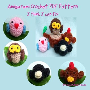 Download I think I Can Fly , Little Birds Amigurumi Crochet Pattern - seaandlighthouse (K. Wanherm) | PDF