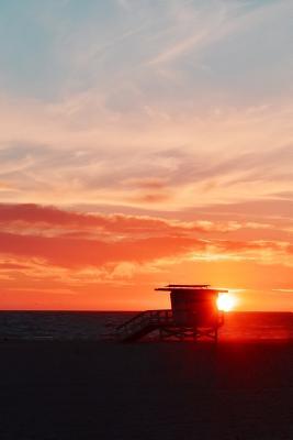 Read Journal: Sunset on Venice Beach, California, 6x9, 150 Lined Sheets (Front & Back Image Cover) -  file in ePub