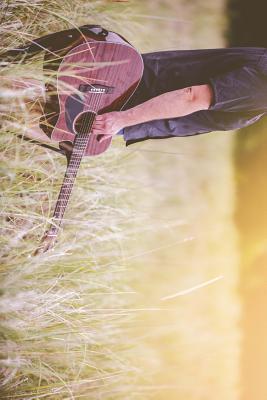 Read Online Country Singer in a Field with a Guitar: Blank 150 Page Lined Journal for Your Thoughts, Ideas, and Inspiration -  file in PDF