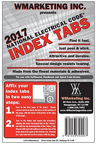 Full Download 2017 National Electrical Code (NEC) Tabs - 96 Tabs - WMarketing Inc. file in ePub