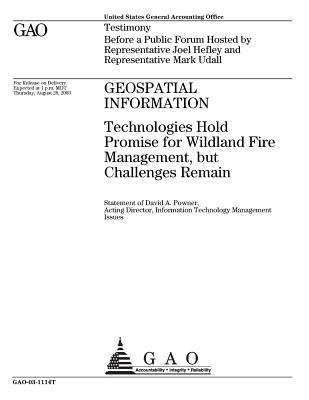 Read Geospatial Information: Technologies Hold Promise for Wildland Fire Management, But Challenges Remain - U.S. Government Accountability Office file in ePub