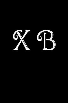 Read X B: Double Monogram Journal, 100 Pages, 6x9 Inches, Black Glossy Cover -  file in PDF