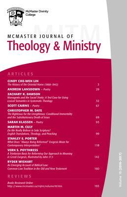 Read McMaster Journal of Theology and Ministry: Volume 18, 2016-2017 - David J Fuller | PDF