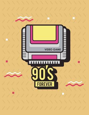 Read Online 90's Foever: Video Game in 90's on Yellow Cover (8.5 X 11) Inches 110 Pages, Blank Unlined Paper for Sketching, Drawing, Whiting, Journaling & Doodling - C Cher file in PDF