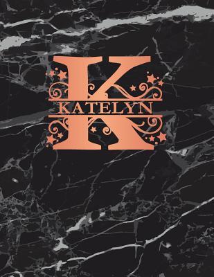 Download Katelyn: Personalized Journal Notebook for Women or Girls. Monogram Initial K with Name. Black Marble & Rose Gold Cover. 8.5 X 11 110 Pages Lined Journal Paper -  file in ePub