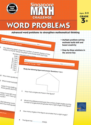 Download Singapore Math Challenge Word Problems, Grades 3 - 5 - Singapore Math file in ePub