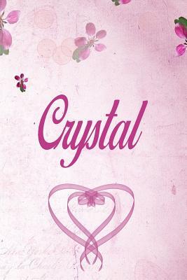 Read Online Crystal: Personalised Name Notebook/Journal Gift For Women & Girls 100 Pages (Pink Floral Design) for School, Writing Poetry, Diary to Write in, Gratitude Writing, Daily Journal or a Dream Journal. - Personalised Name Publishers | ePub