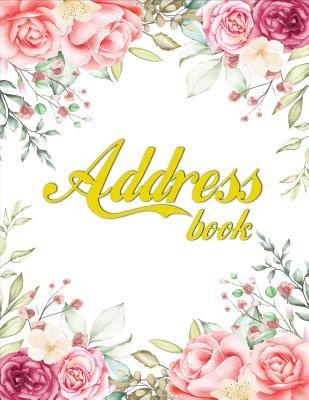 Download Address Book: Large Print Address Book For Organizer Contact, Email, Name, Address, Mobile - Cute Watercolor Flower - Mhieo Sonny file in ePub