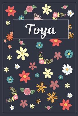 Download Toya: Lined Writing Notebook with Personalized Name 120 Pages 6x9 Flowers -  file in ePub