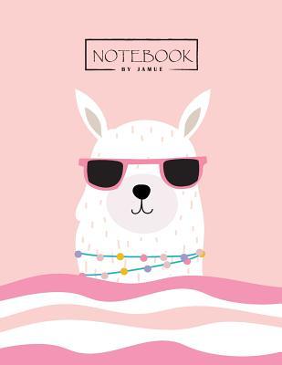 Read Notebook: Cute with llama sea pink cover and Lined pages, Extra large (8.5 x 11) inches, 110 pages, White paper - J Jamue | ePub