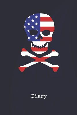 Download Diary: Skull Patriot Blank Writing Journal Patriotic Stars & Stripes Red White & Blue Cover Daily Diaries for Journalists & Writers Note Taking Write about your Life & Interests - Starsandstripes Publications file in ePub