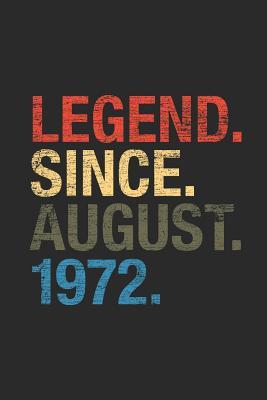 Read Online Legend Since August 1972: Graph Ruled Notebook - Journal for August Birthday Gift Idea - Legend Publishing file in ePub