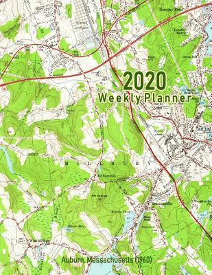 Read 2020 Weekly Planner: Auburn, Massachusetts (1960): Vintage Topo Map Cover -  file in PDF