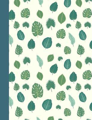 Full Download Notebook: College Ruled Composition Book with Botanical Leaves Cover Design in Green - Sweet Lark Studio file in PDF