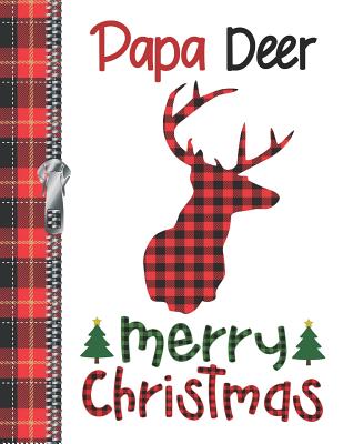 Read Papa Deer Merry Christmas: Buffalo Red Plaid Silhouette Doodling Writing Journal Diary For Dads -  | ePub