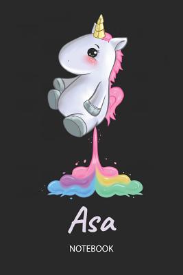 Read Asa - Notebook: Blank Ruled Personalized & Customized Name Rainbow Farting Unicorn School Notebook Journal for Girls & Women. Funny Unicorn Desk Accessories for Kindergarten, Primary, Back To School Supplies, Birthday & Christmas Gift for Women. -  | ePub