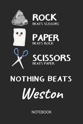 Download Nothing Beats Weston - Notebook: Rock - Paper - Scissors - Game Pun - Blank Lined Kawaii Personalized & Customized Name School Notebook / Journal for Girls & Women. Cute Desk Accessories & First Day Of School, Birthday, Christmas & Name Day Gift. - Rockpaperscissors Publishing file in ePub