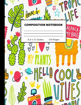 Full Download Composition Notebook: Wide Ruled Paper Notebook Journal Cute Wide Blank Lined Workbook for Teens Kids Students Girls for Home School College Writing Notes 8.5 x 11, 110 pages - Erma Holland file in PDF