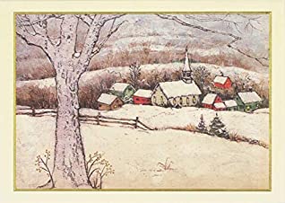 Full Download Snowy Village Deluxe Boxed Holiday Cards (Christmas Cards, Greeting Cards) - Inc. Peter Pauper Press file in PDF