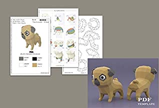 Read A Low Poly Pug Papercraft 3D - Animal Paper Model: A Low Poly Pug Papercraft 3D Model - A Low Poly Pug Papercraft | ePub